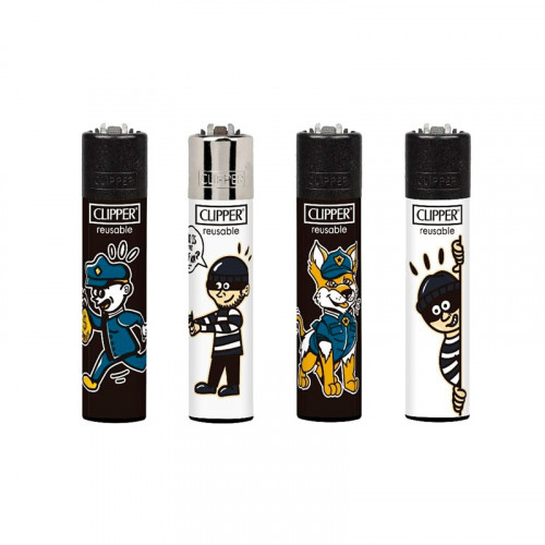 Зажигалка Clipper™ Cops and Robbers