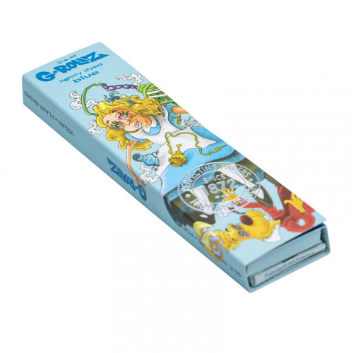 Бумажки G-ROLLZ DUNKEES Alice Blue 50 KS Slim Papers + Tips