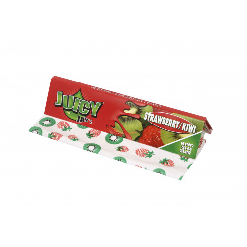 Бумажки Juicy Jays King Size Slim Strawberry Kiwi