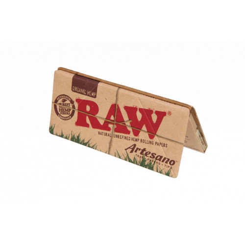 Бумажки RAW Organic Hemp Artesano King Size Slim